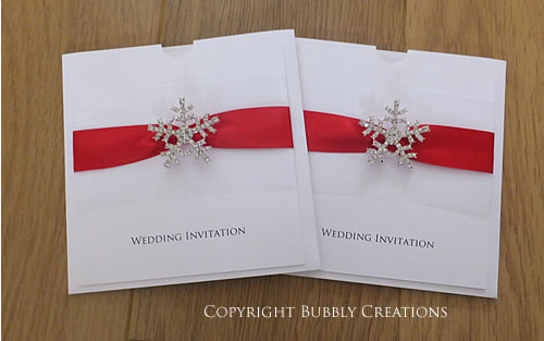 winter, christmas wedding theme invitations